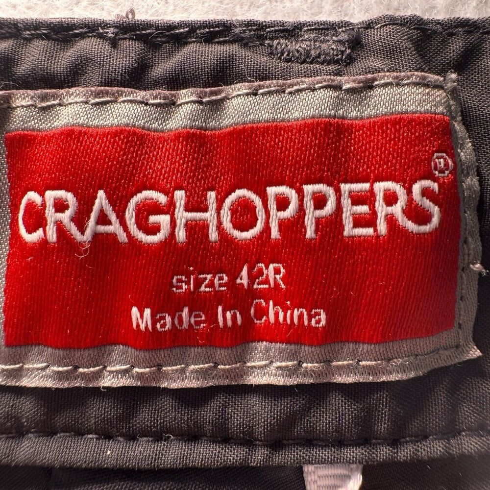 Craghoppers Mens 42R Insect Shield National Geographic Gray‎ NOSILife Pants - Picture 16 of 16